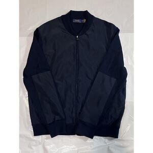 Polo Ralph Lauren Men’s Navy Blue Hybrid Full zip Jacket EUC